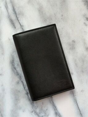 The Daily Edited Black Nappa Leather Petite Wallet